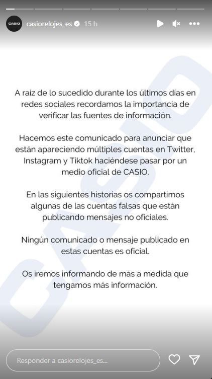 Casio Kings League | Casio asegura que no emitido comunicado sobre la colaboración con Piqué: "Hay cuentas publicando mensajes no oficiales"