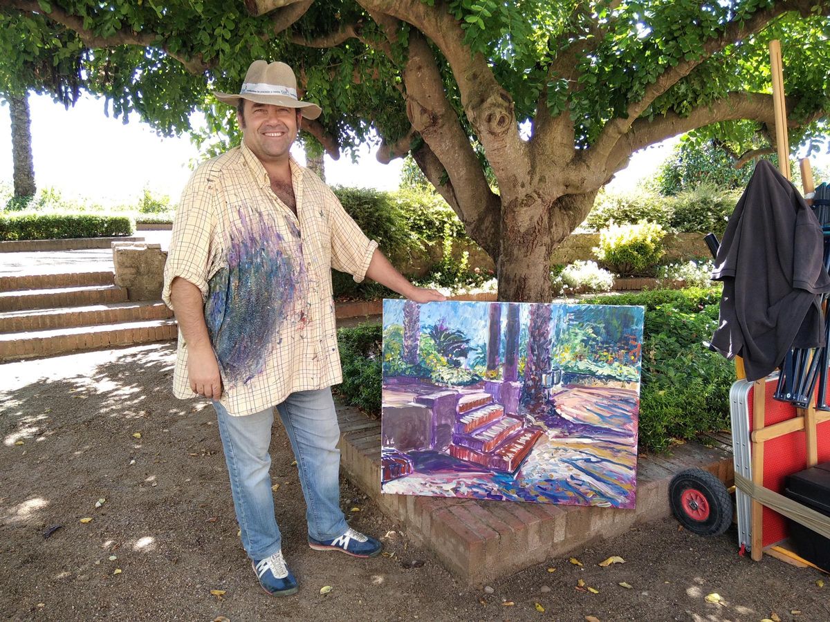 Ignacio Rodríguez-Arbaizaigoitia, en los Jardines de la Galera.