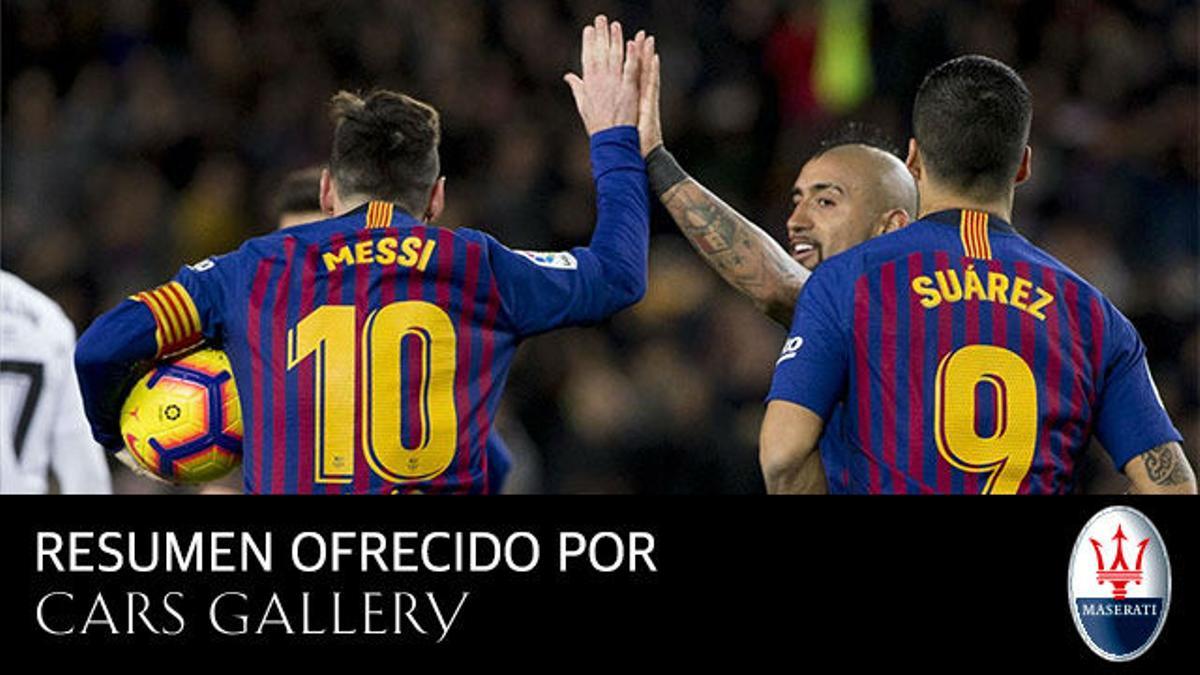 Así fue el intenso Barça-Valencia que acabó 2-2