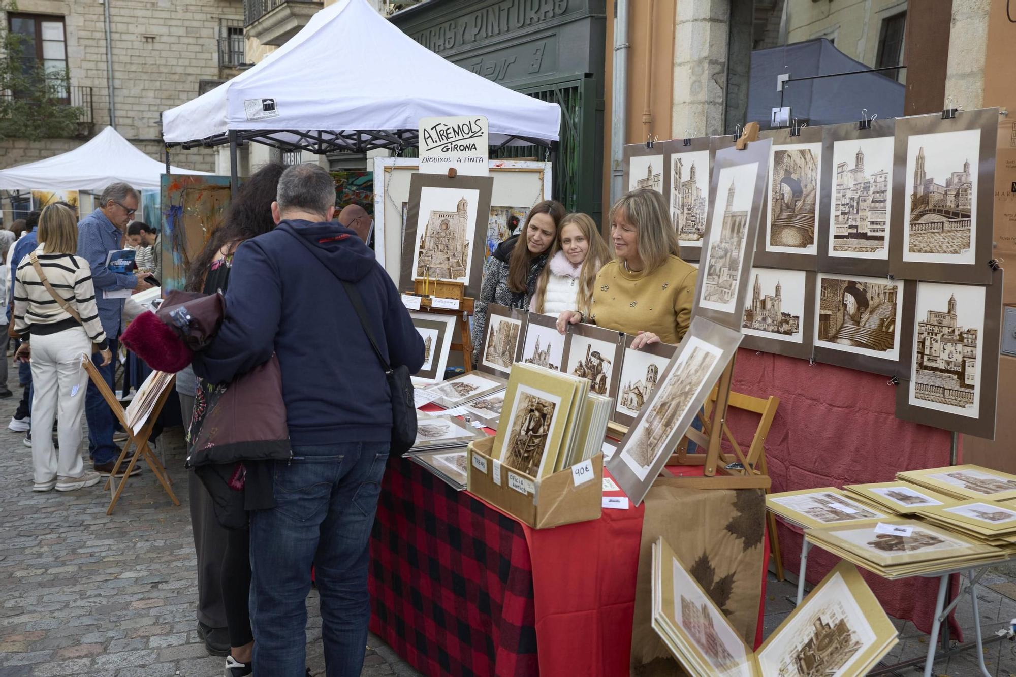 Les fotos de la Fira del dibuix i la pintura de Girona