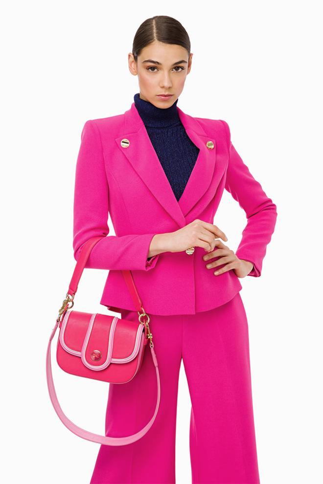 Traje pantalón fucsia de Elisabetta Franchi