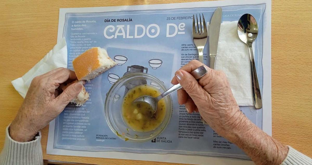 O Caldo de Gloria servirase en locais hostaleiros, colexios e centros colaboradores.