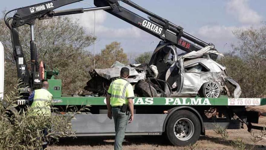 Estado en el que quedó el coche.