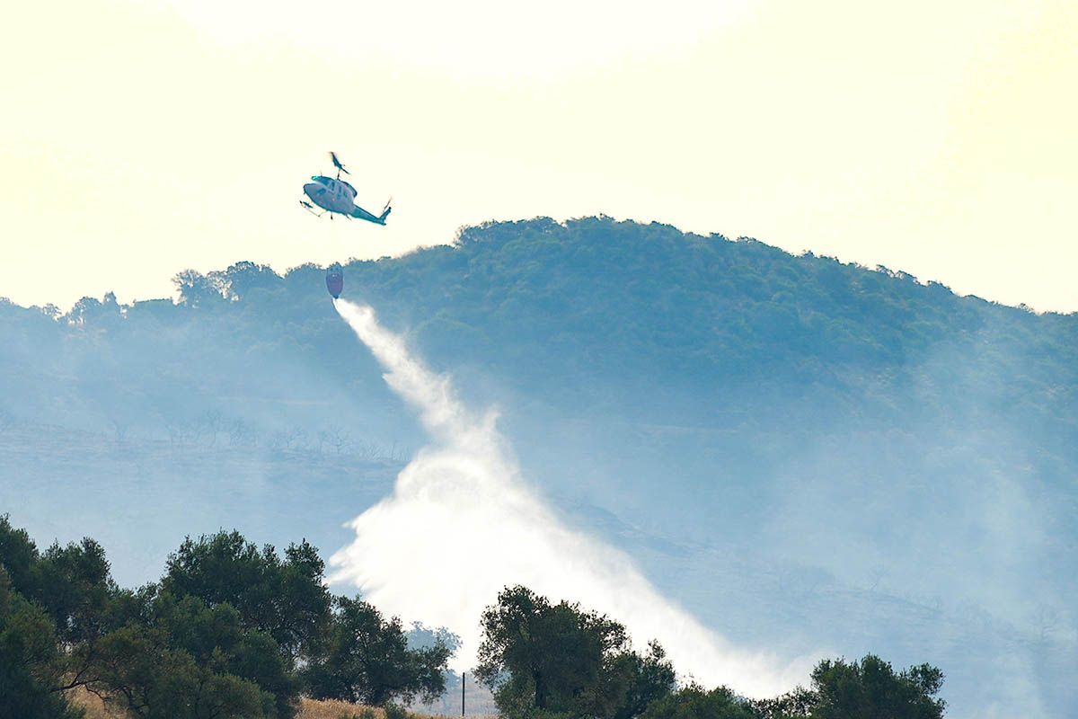 El incendio de Pozoblanco arrasa 54 hectáreas