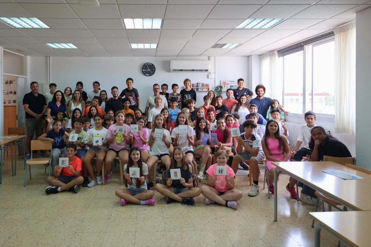 Presentación del proyecto Picto Sant Antoni en el CEIP Can Coix