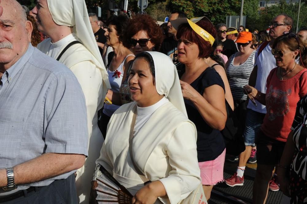 Romería de la Virgen de la Fuensanta: Paso por San