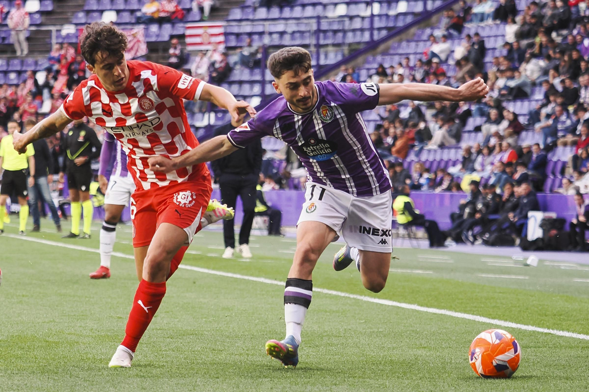 Les imatges del partit Valladolid - Girona