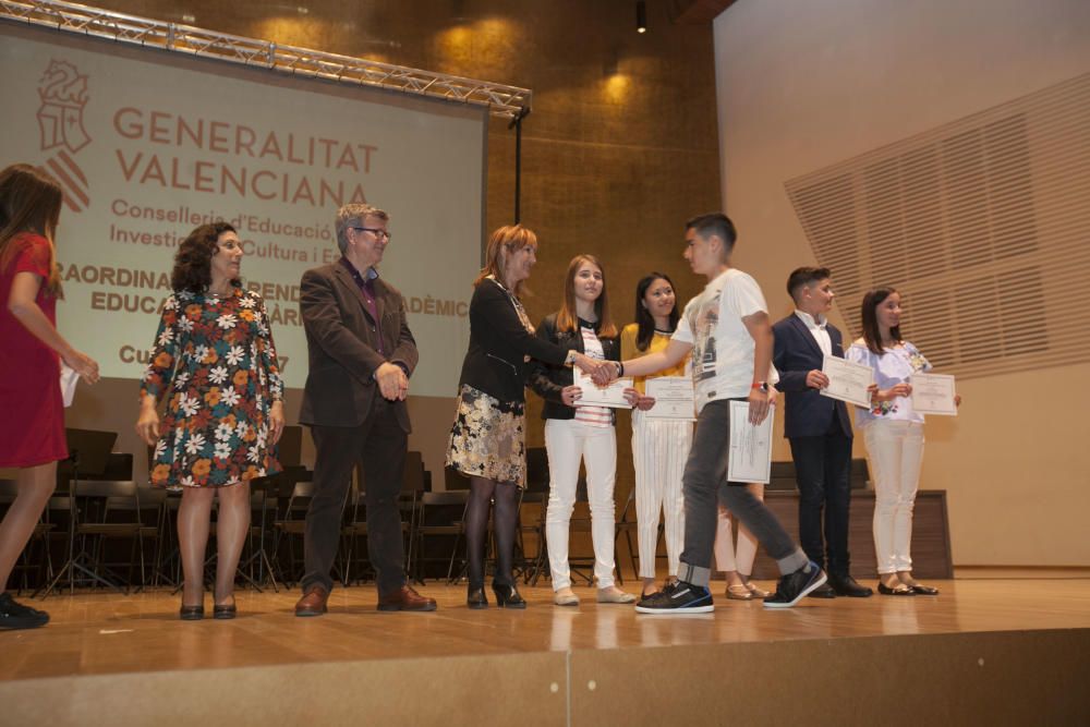 Estos son los alumnos de matrícula de honor de Primaria en la provincia de Alicante