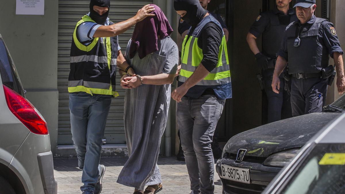 Detención en Valencia en junio del 2016 de un presunto yihadista.