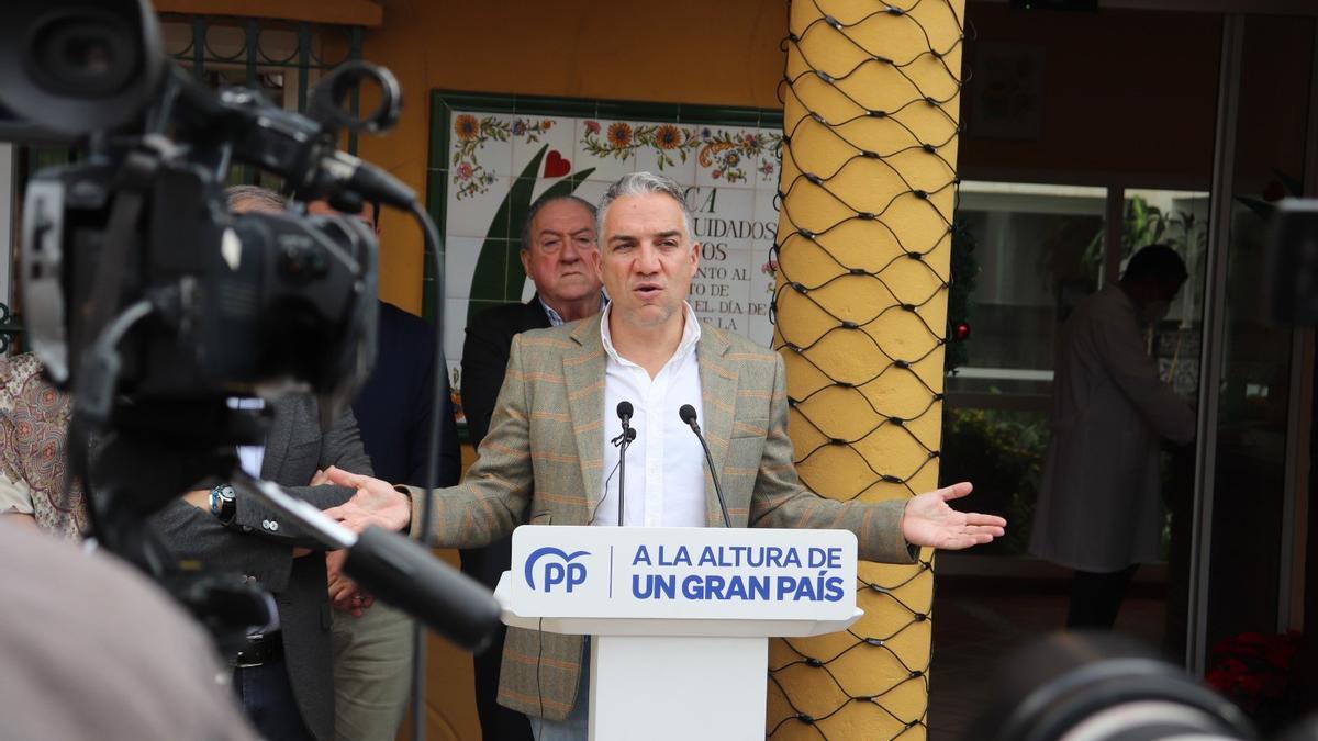 El coordinador general del PP, Elías Bendodo.