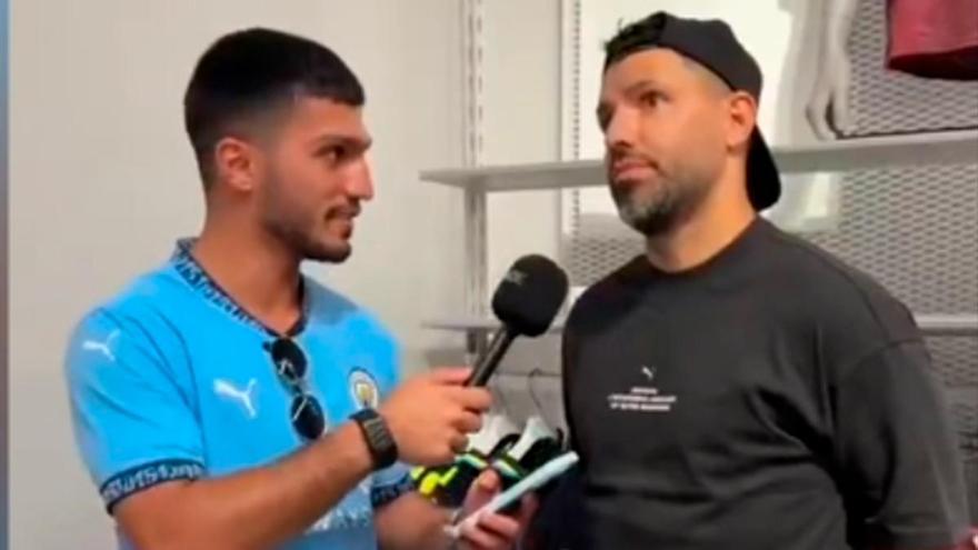 Agüero cabrea a la afición del City con Vinicius de por medio