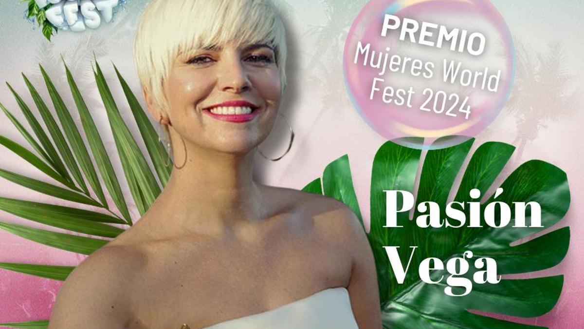 Pasión Vega recibe el Premio Mujeres World Fest 2024