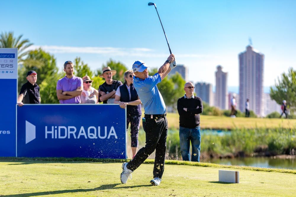 Olazábal y Jiménez lideran el elenco de legendarios golfistas que disputan a partir de hoy el Costa Blanca Seniors Masters en el hotel Villaitana