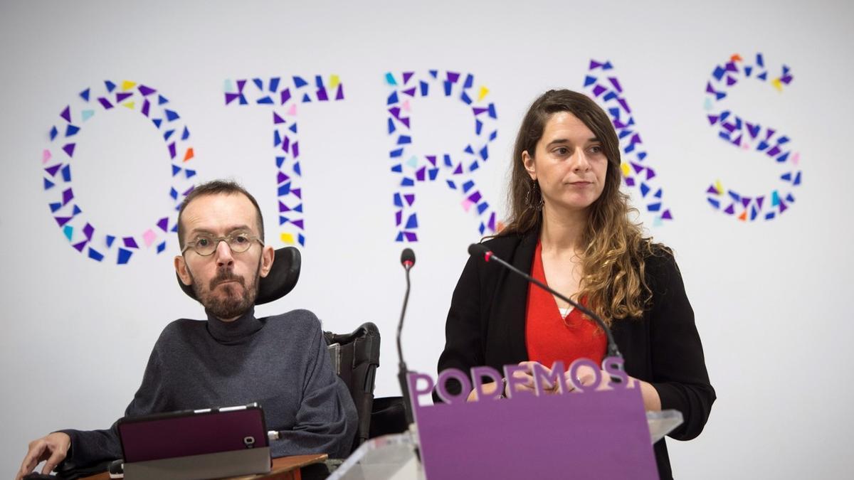 Pablo Echenique y Noelia Vera