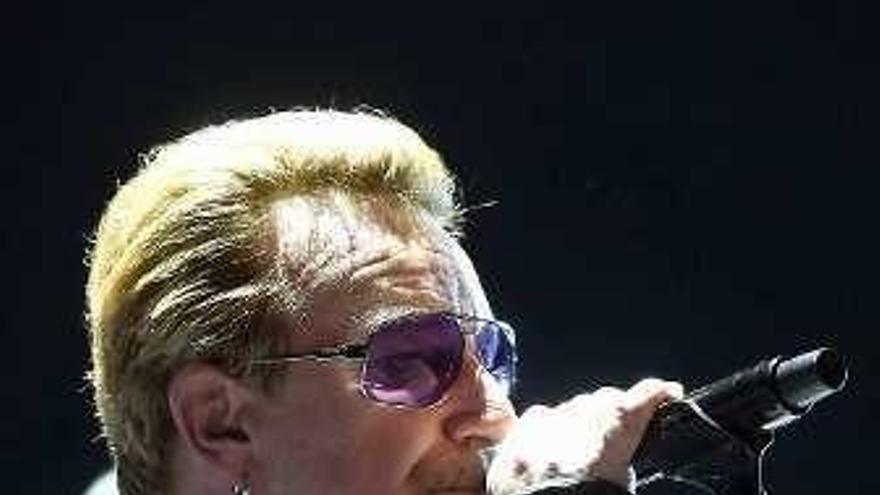Bono, en plena actuación.