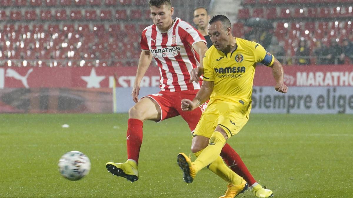 Gumbau en el duel contra el Vila-real de Copa de l&#039;any passat.