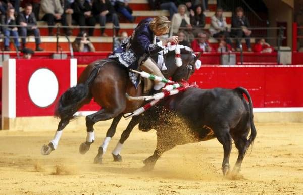 Vaquillas y rejones en la Feria San Jorge