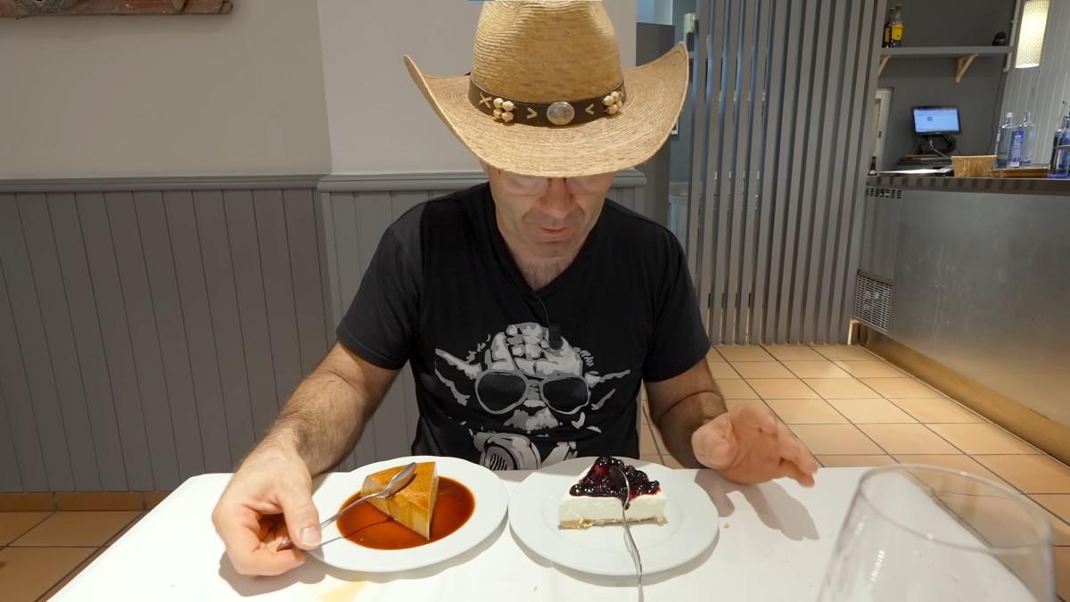 Los postres que pidió Sezar Blue en la marisquería Cancelo de A Coruña (1)