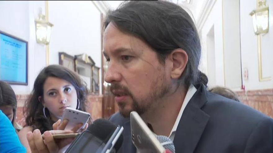 Iglesias: "Cuixart está muy fuerte y preocupado por los presos sociales"