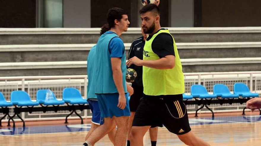 Guiseppe Colasounno, en un entrenamiento. // Rafa Vázquez