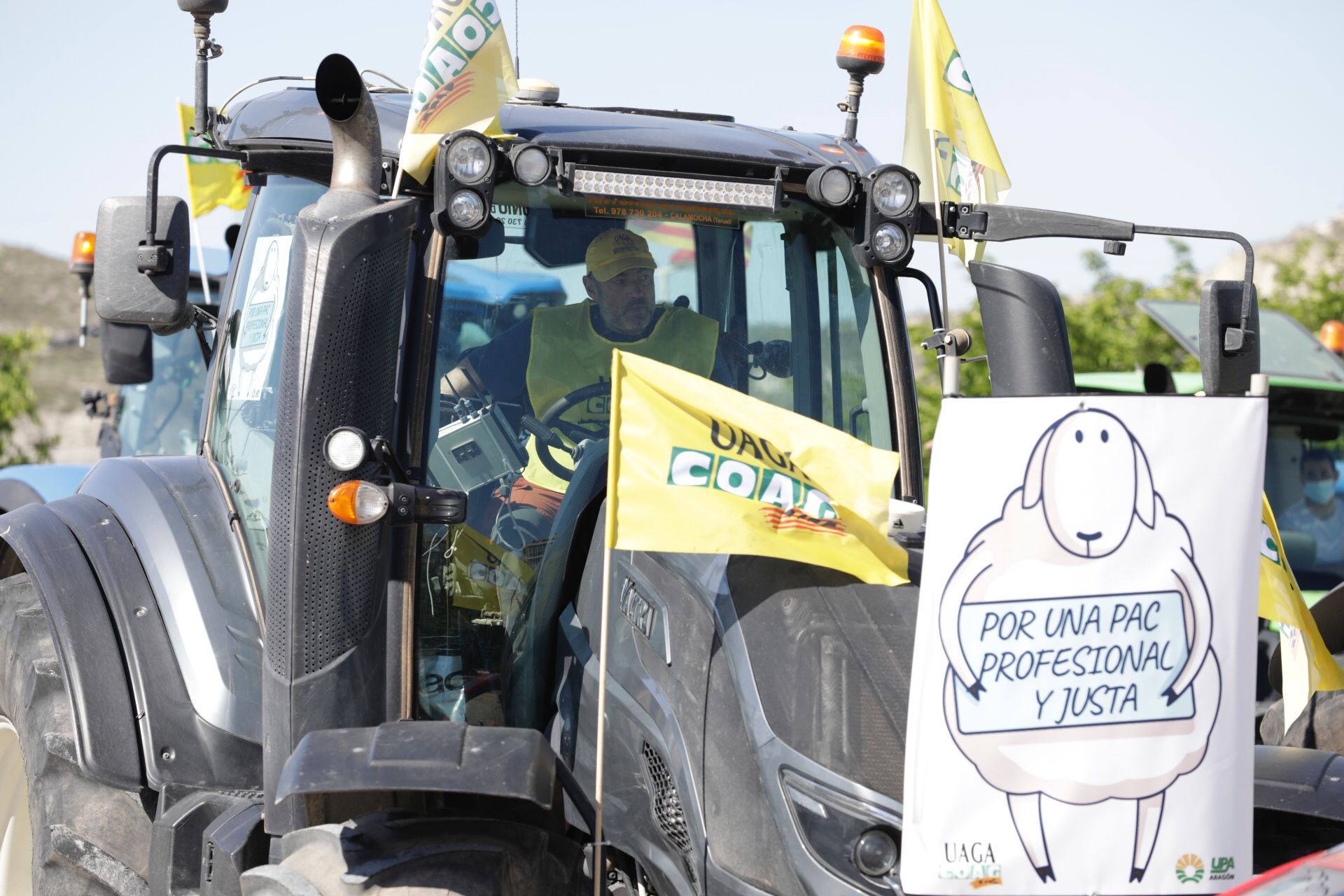 Tractorada en Zaragoza