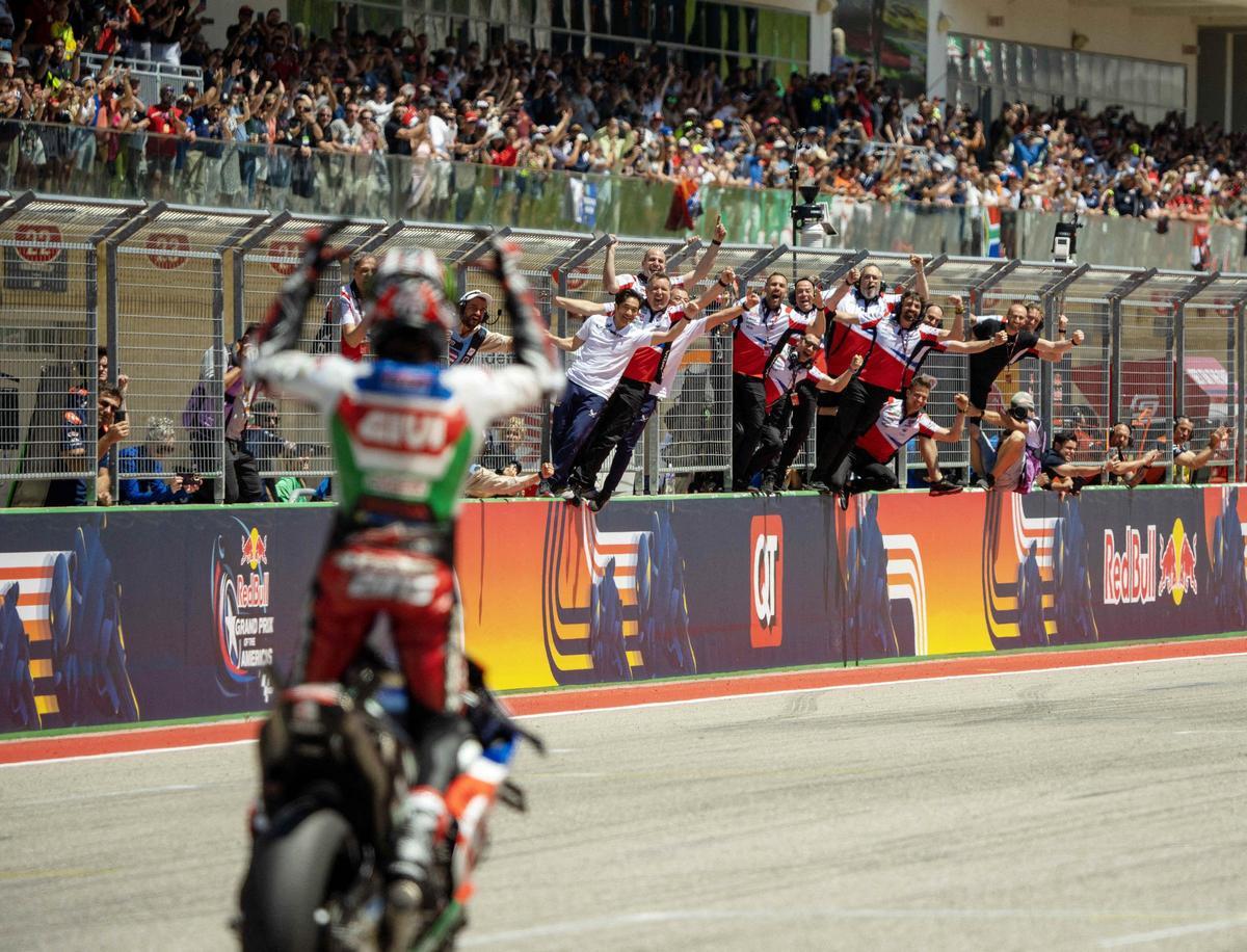 Las imágenes de la carrera de MotoGP en el Gran Premio de las Américas.