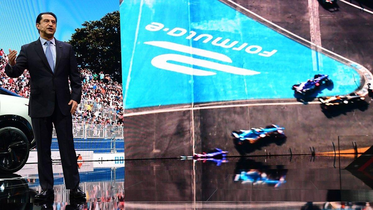 José Muñoz presenta la Formula E en Ginebra