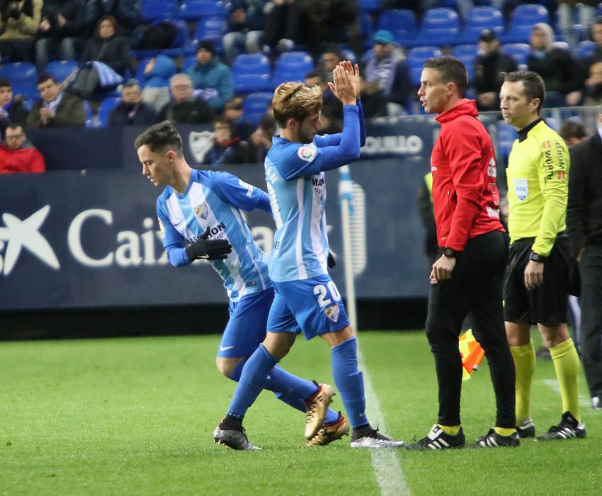 El conjunto blanquiazul comienza el año 2018 perdiendo en La Rosaleda ante el conjunto españolista con un solitario tanto de Sergi Darder al poco de iniciarse el encuentro