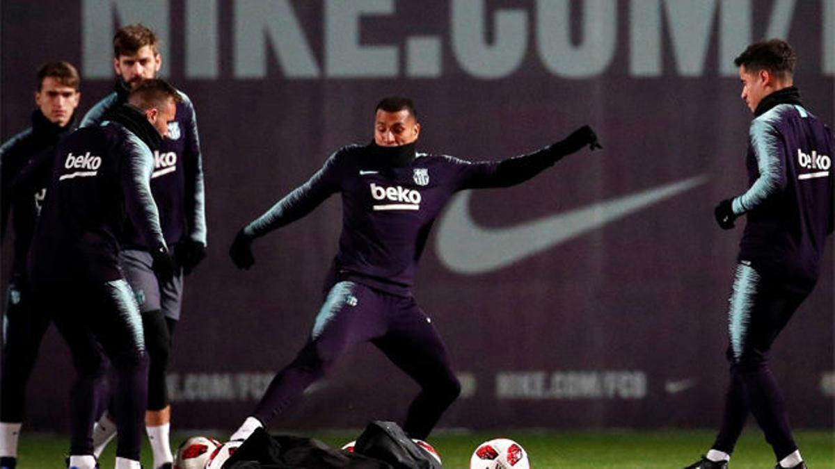 Así ha sido el último entreno del Barça antes de enfrentarse al Levante