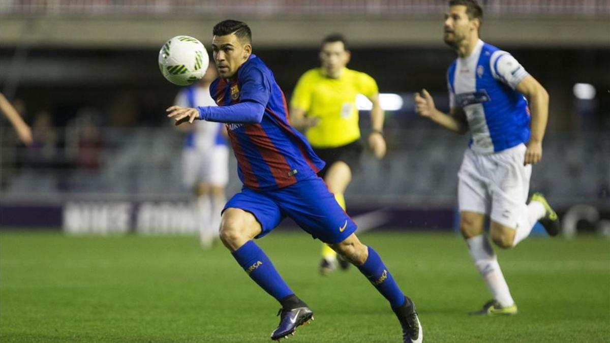 Dani Romera es uno de los goleadores del Barça B