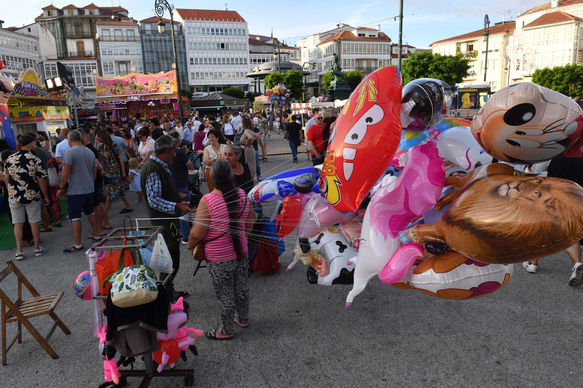 Día de San Roque en las fiestas de Betanzos 2023: A falta de globo un "hermano menor"