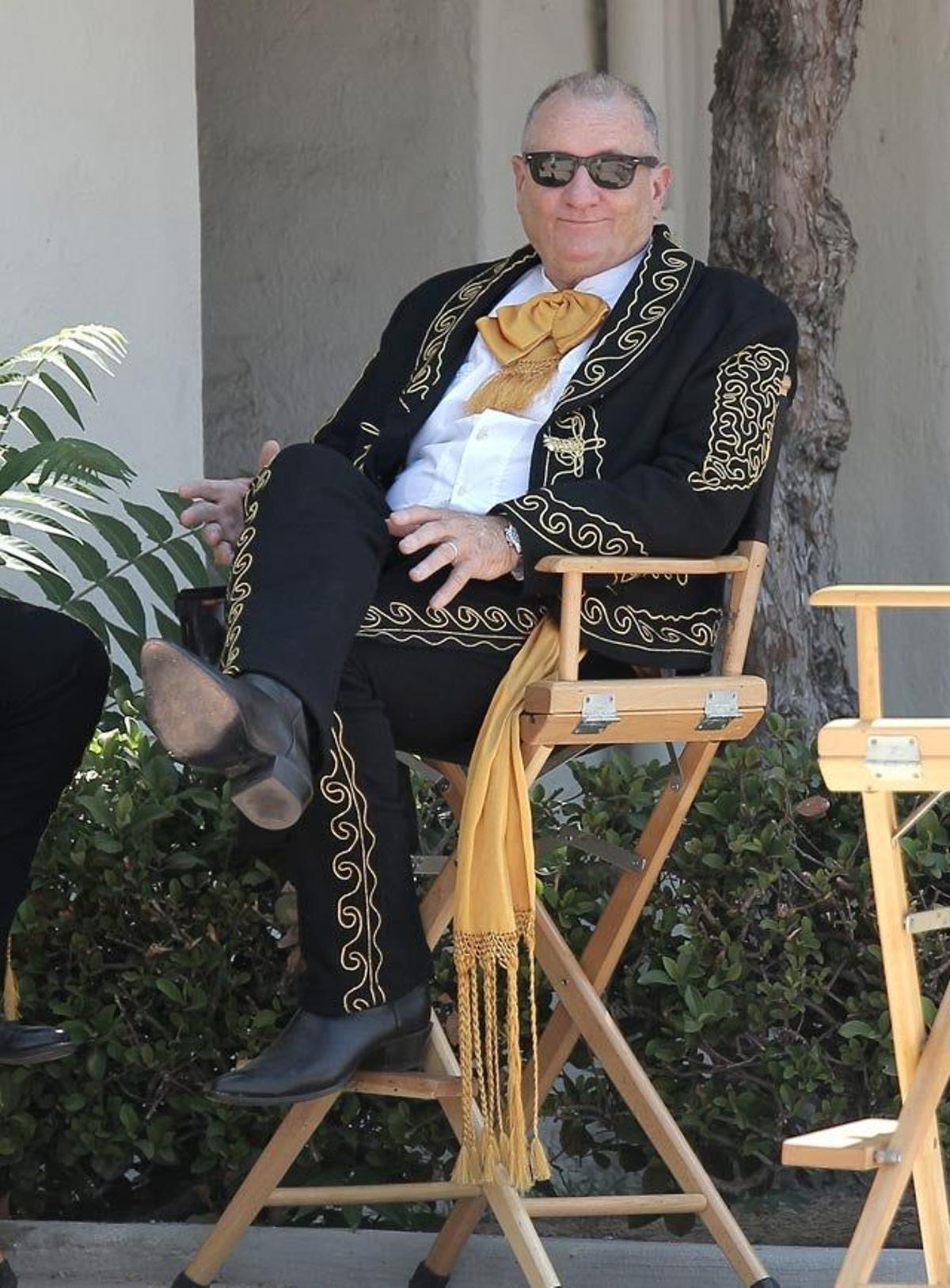 Ed O'Neill, en un descanso del rodaje de la nueva temporada de Modern Family.