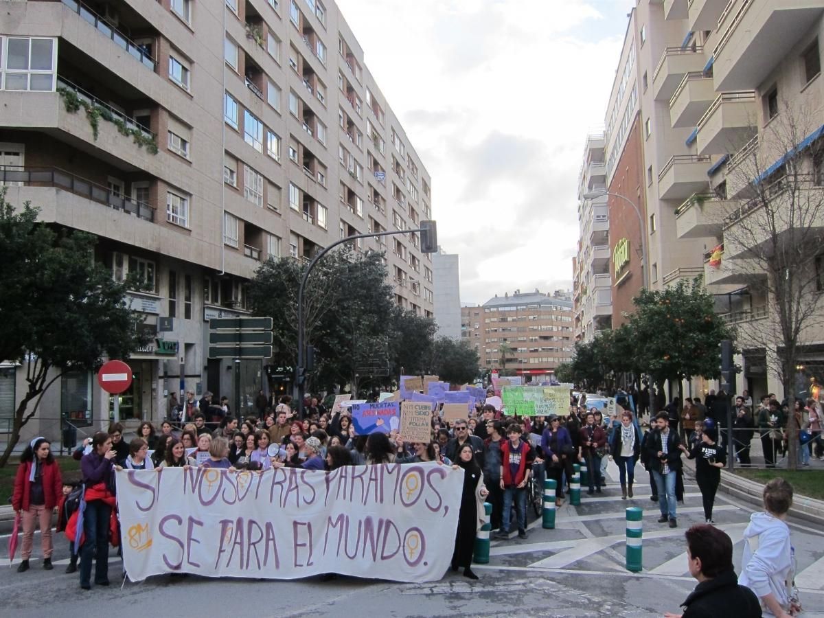 Huelga feminista en Extremadura