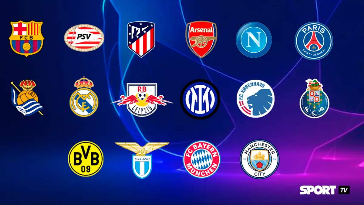Estos son los equipos clasificados para octavos de la Champions League