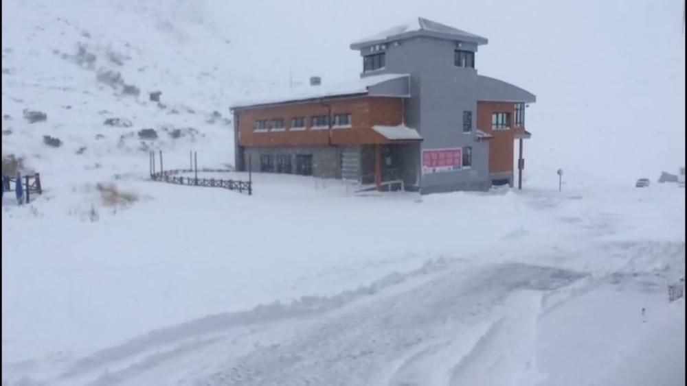 Ola de frío y nieve en Asturias