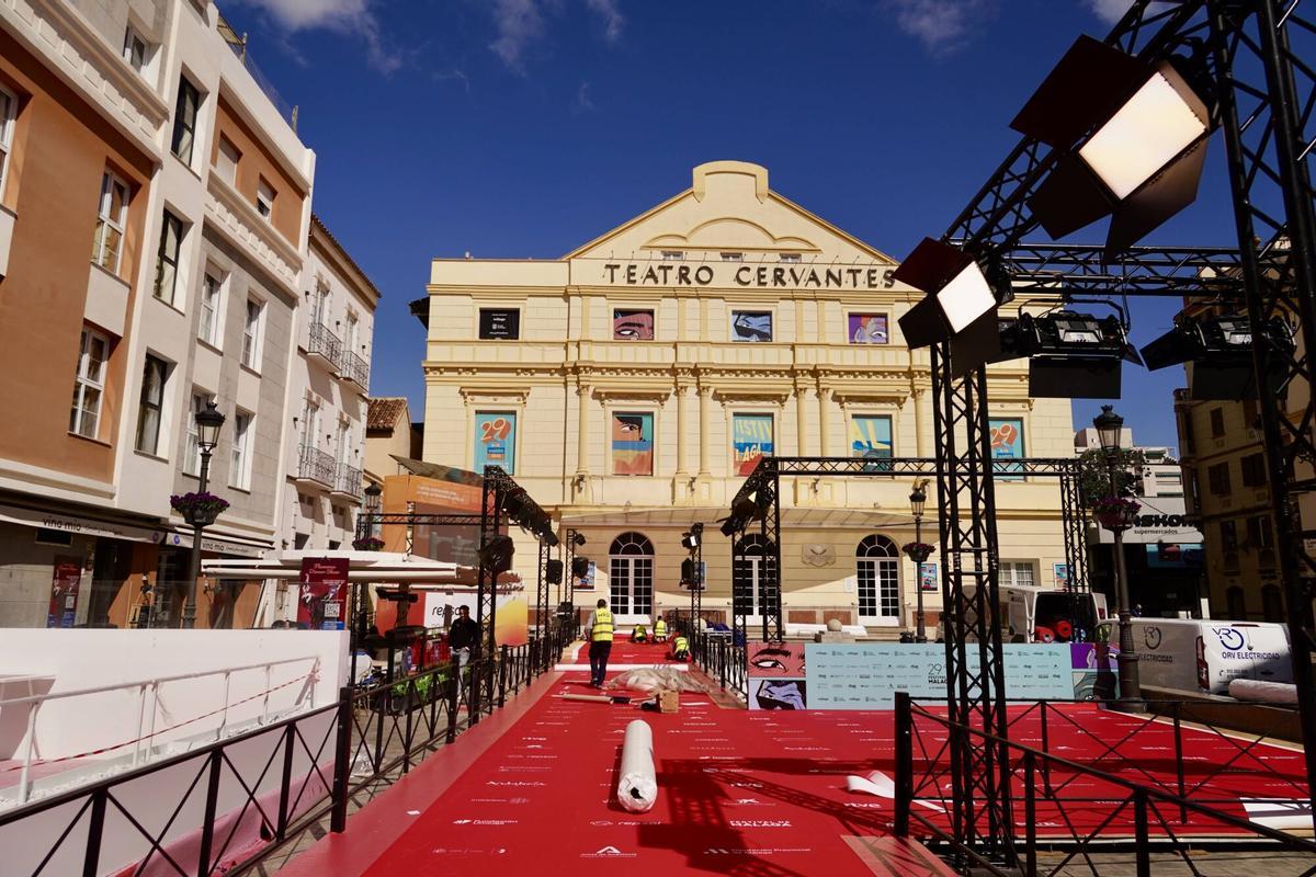 La alfombra roja del Festival de Málaga ya está desplegada para recibir a las estrellas