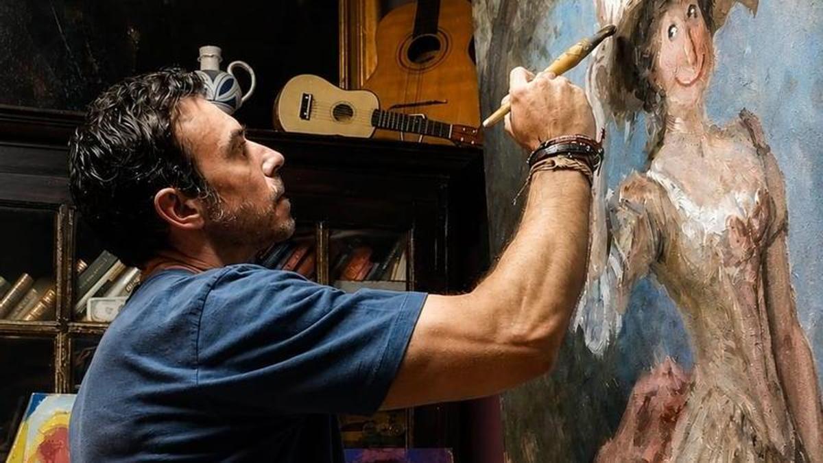 Iván Quesada, en su estudio.