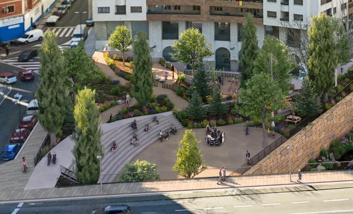 Parque Emperador, junto a las calles Juan Pablo Bonet y Carrera del Sábado, contará con una superficie total de 2.600 m