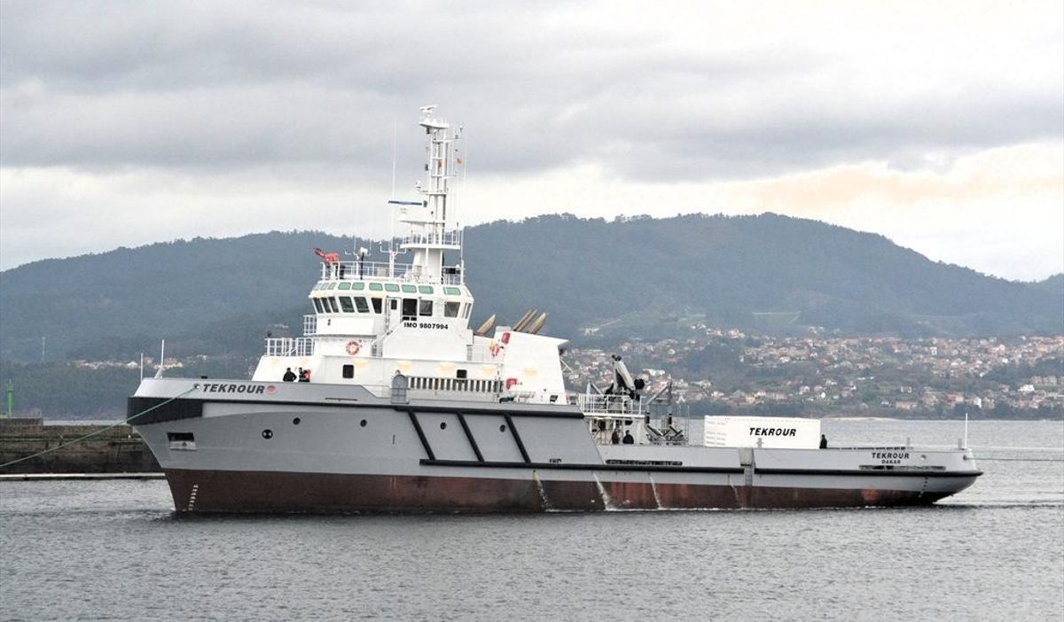 El buque multipropósito para Senegal «Tekrour», construido por Cardama