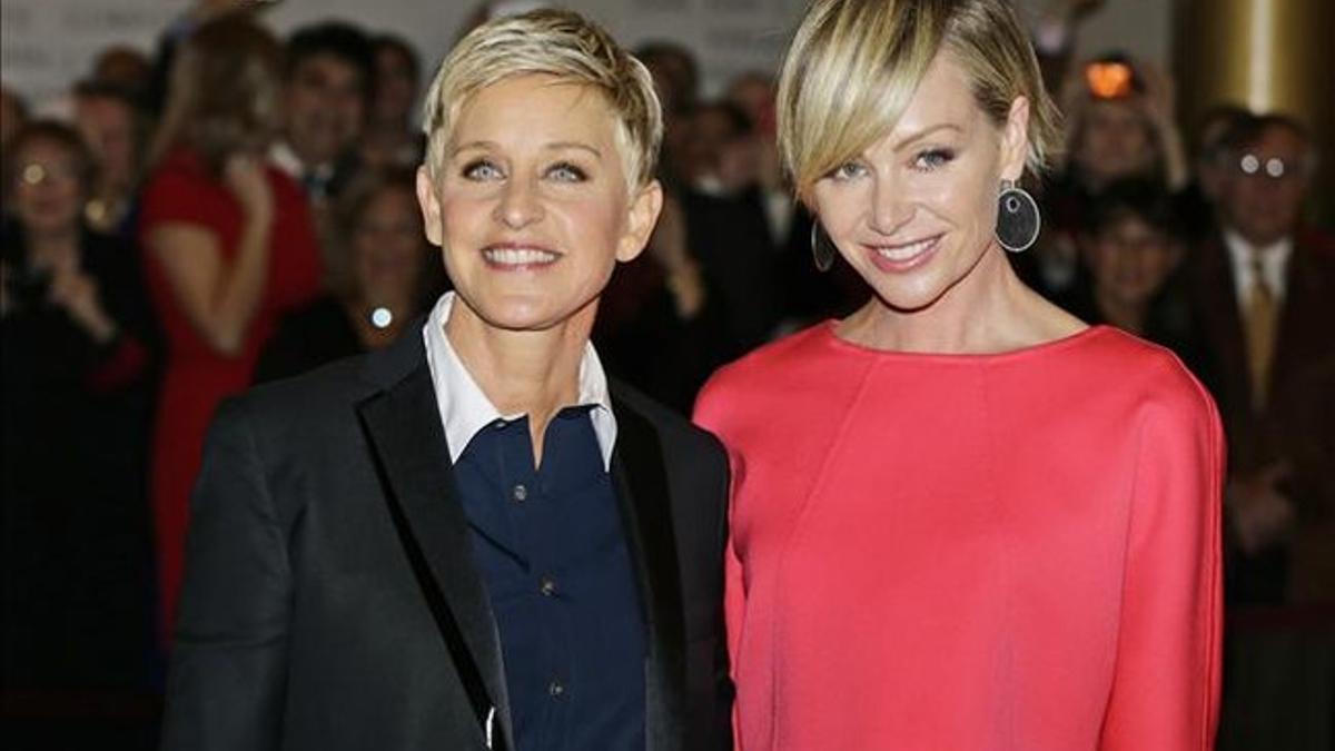 Ellen DeGeneres reibe el premio Mark Twain