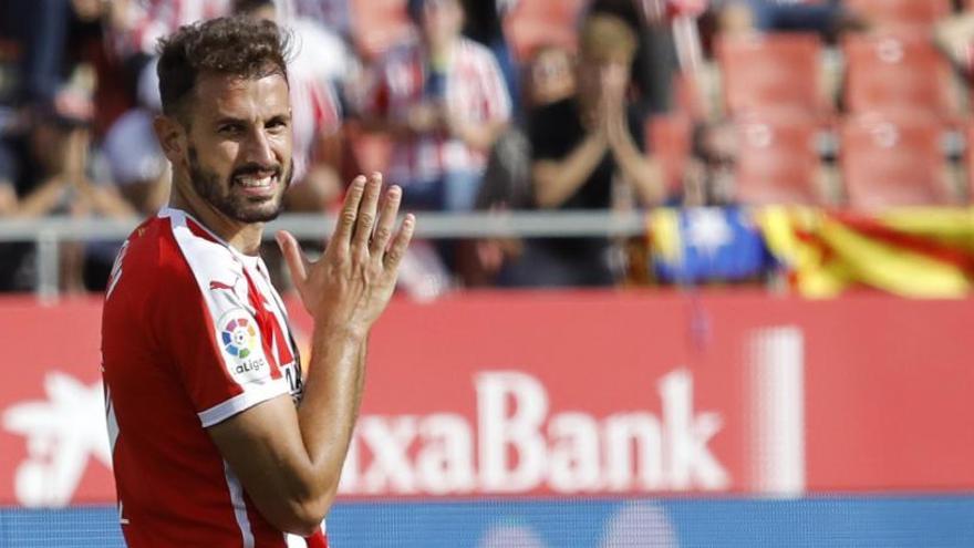 Stuani, titular contra el Tenerife