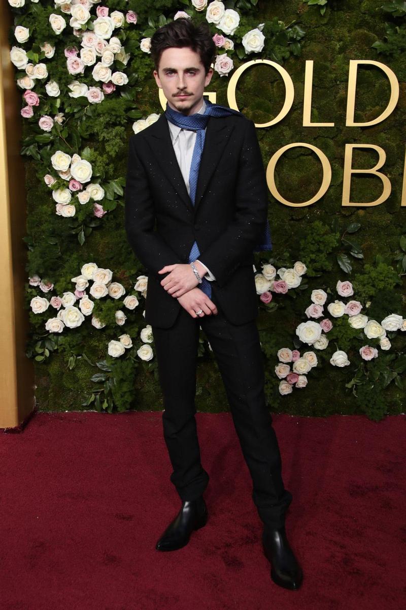 Timothée Chalamet, con este look, es dificil saber si tiene 18 o 45 años