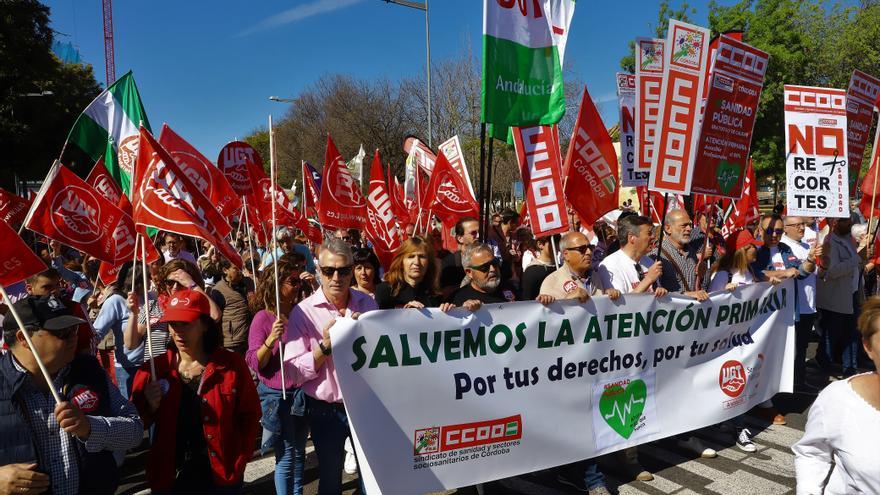 Córdoba se manifisesta contra la privatización de la sanidad
