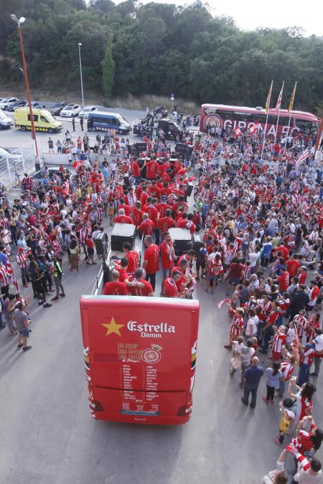 Rua de celebració de l'ascens del Girona