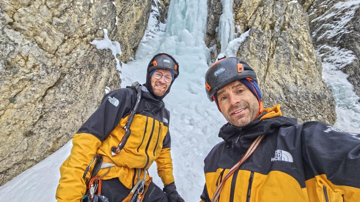 Una imagen de los Hermanos Pou en las Dolomitas