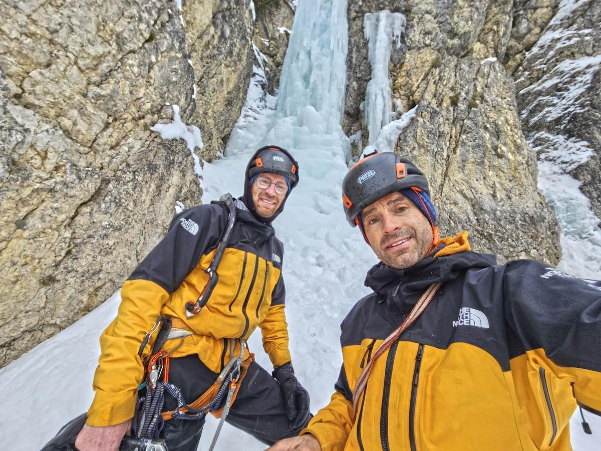 Una imagen de los Hermanos Pou en las Dolomitas