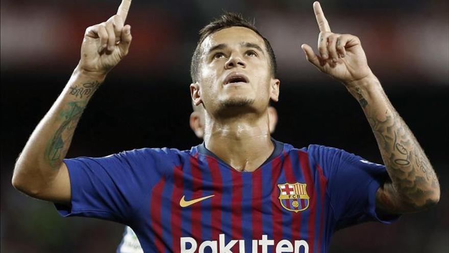 Coutinho será baja entre dos y tres semanas