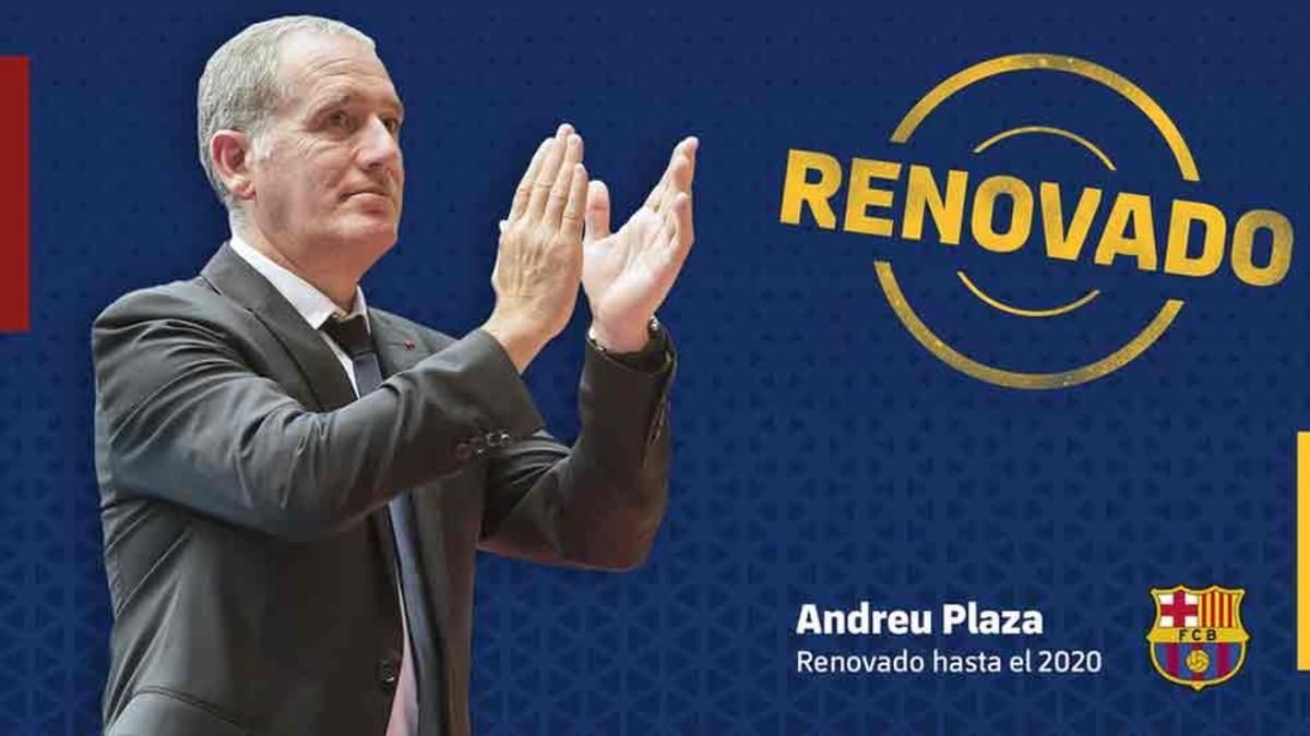 Andreu Plaza ha renovado por el Barcelona Lassa de fútbol sala Andreu Plaza ha renovado por el Barcelona Lassa de fútbol sala