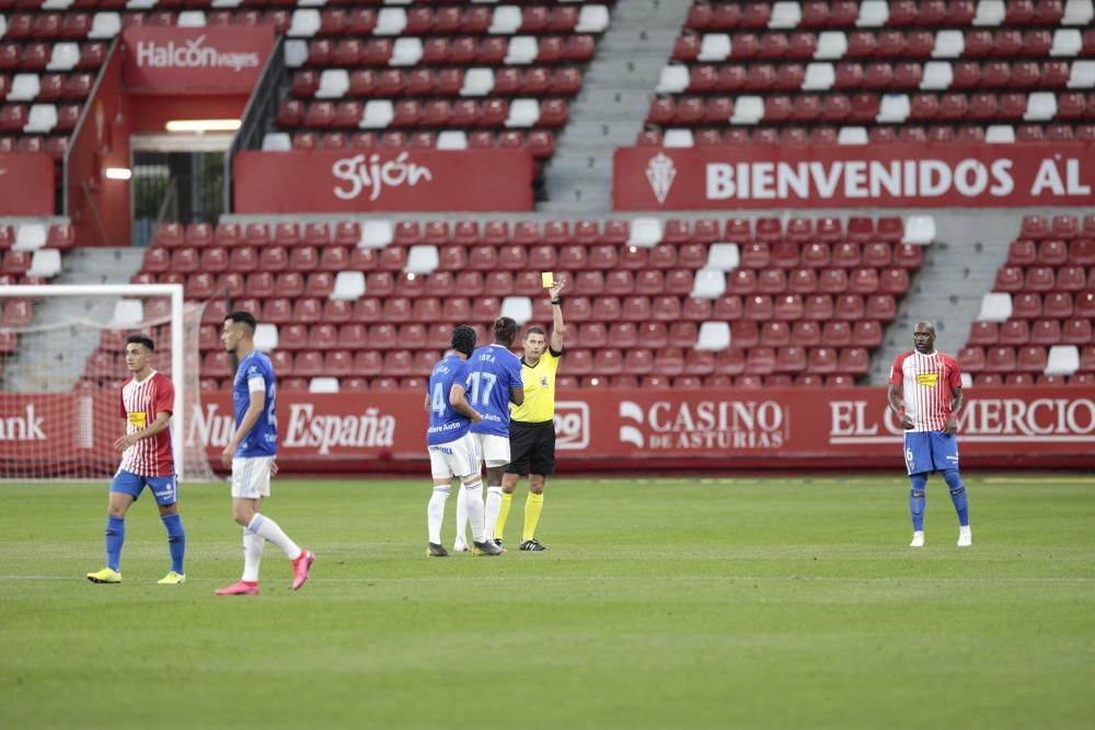 Fútbol: Así fue el Sporting-Oviedo disputado en El Molinón