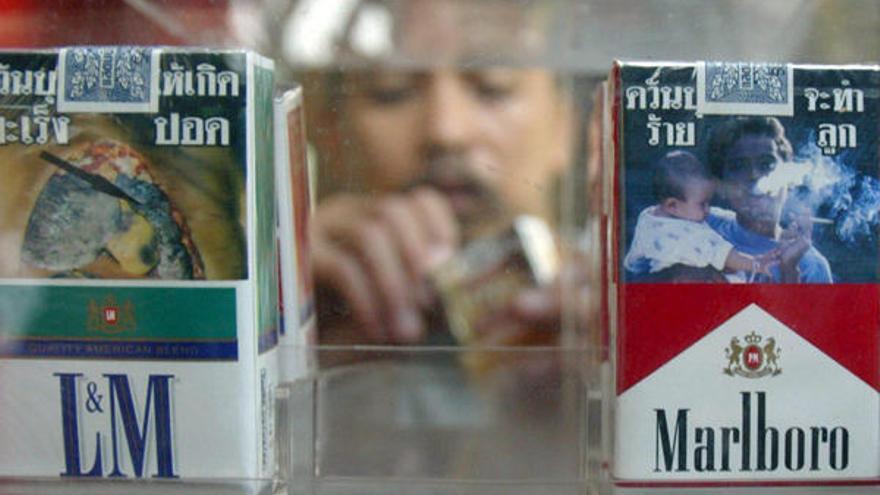 Imagenes de paquetes de tabaco.